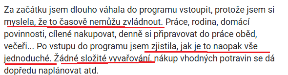 Reference klientky – Žádné složité vyvařování – konečně jednoduché