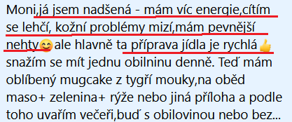 Reference klientky – Pleť se vyčistila, nehty zpevnily, energie konečně stabilní